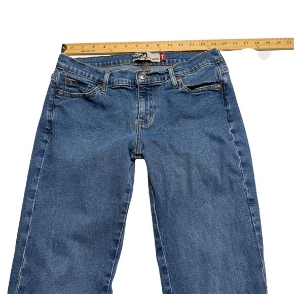 Vintage Roxy Jeans Blue Low Rise Junior Sz 7 - Picture 5 of 12